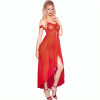 CHILIROSE - CR 3716 BABYDOLL LONG RED L/XL - Afbeelding 2
