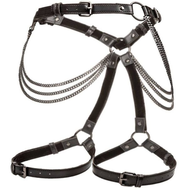 CALEXOTICS - EUPHORIA PLUS SIZE MULTI CHAIN THIGH HARNESS - Afbeelding 5