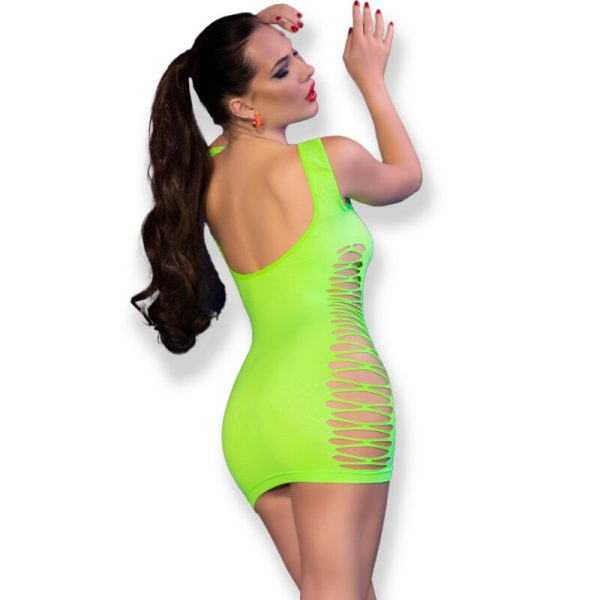 CHILIROSE - CR 4618 DRESS GREEN S/M - Afbeelding 2