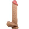 PRETTY LOVE - SLIDING SKIN SERIES REALISTIC DILDO WITH SLIDING SKIN SUCTION CUP FLESH 26 CM - Afbeelding 3