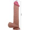 PRETTY LOVE - SLIDING SKIN SERIES REALISTIC DILDO WITH SLIDING SKIN SUCTION CUP BROWN 26 CM - Afbeelding 6