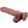 PRETTY LOVE - SLIDING SKIN SERIES REALISTIC DILDO WITH SLIDING SKIN SUCTION CUP BROWN 24 CM - Afbeelding 3