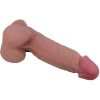 PRETTY LOVE - SLIDING SKIN SERIES REALISTIC DILDO WITH SLIDING BROWN SKIN SUCTION CUP 21.8 CM - Afbeelding 4