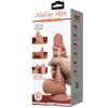 PRETTY LOVE - SLIDING SKIN SERIES REALISTIC DILDO WITH SLIDING BROWN SKIN SUCTION CUP 21.8 CM - Afbeelding 7
