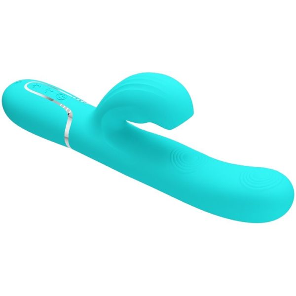 PRETTY LOVE - PERLITA MULTIFUNCTION 3 IN 1 G-SPOT VIBRATOR AQUA GREEN - Afbeelding 6