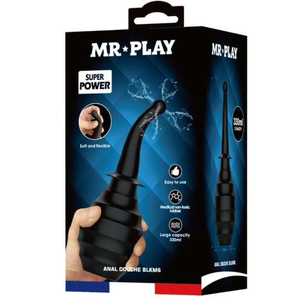 MR PLAY - ANAL DOUCHE BLKM6 SUPER POWER BLACK - Afbeelding 7