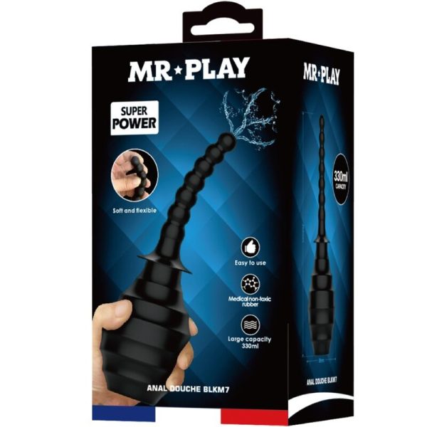 MR PLAY - ANAL DOUCHE BLKM7 SUPER POWER BLACK - Afbeelding 7