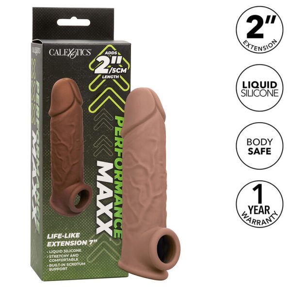 CALEXOTICS - PERFORMANCE MAXX LIFE-LIKE EXTENSION 7 BROWN SKIN - Afbeelding 2