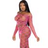 LEG AVENUE - TOP & LEGGINS HARDCORE FUCHSIA - Afbeelding 5