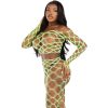 LEG AVENUE - TOP & LEGGINS HARDCORE GREEN - Afbeelding 5