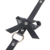 SUBBLIME - LEATHER CHAINLEG HARNESS BLACK ONE SIZE - Afbeelding 6