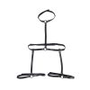 SUBBLIME - LEATHER BODY HARNESS BLACK ONE SIZE - Afbeelding 4