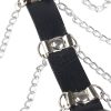 SUBBLIME - CHEST HARNESS LEATHER CHAINS BLACK ONE SIZE - Afbeelding 6