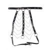 SUBBLIME - CHEST HARNESS LEATHER CHAINS BLACK ONE SIZE - Afbeelding 4