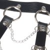 SUBBLIME - CHEST HARNESS LEATHER CHAINS BLACK ONE SIZE - Afbeelding 5