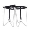 SUBBLIME - LEATHER RING CHAINBELT BLACK ONE SIZE - Afbeelding 4