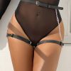 SUBBLIME - LEATHER BELT HARNESS BLACK ONE SIZE - Afbeelding 9
