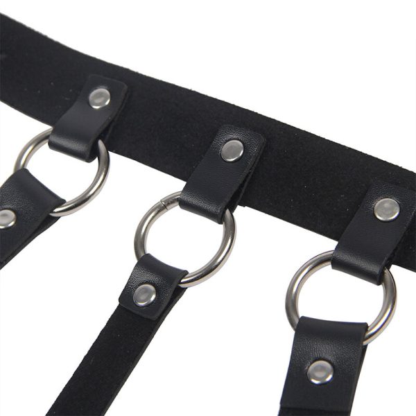 SUBBLIME - CHEST HARNESS WITH BIG RING CHAINS ONE SIZE - Afbeelding 5