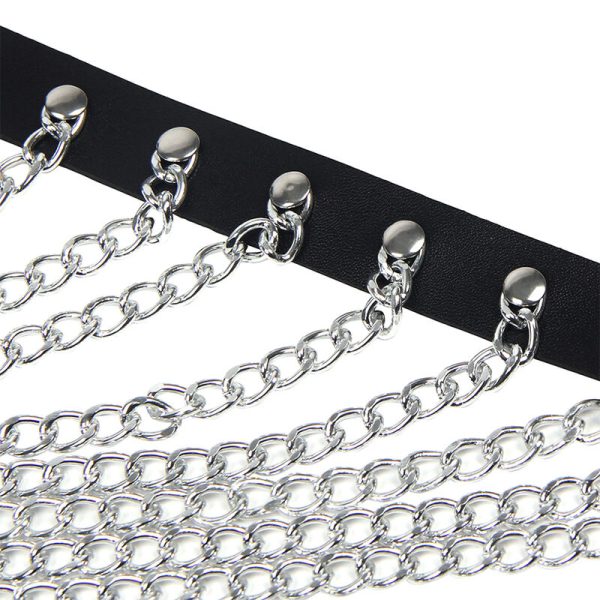 SUBBLIME - CHEST HARNESS WITH BIG RING CHAINS ONE SIZE - Afbeelding 7
