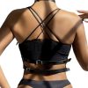 SUBBLIME - LEATHER RING CHEST HARNESS BLACK ONE SIZE - Afbeelding 3