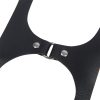 SUBBLIME - FULL BODY HARNESS WITH LEATHER BUCKLES BLACK ONE SIZE - Afbeelding 7