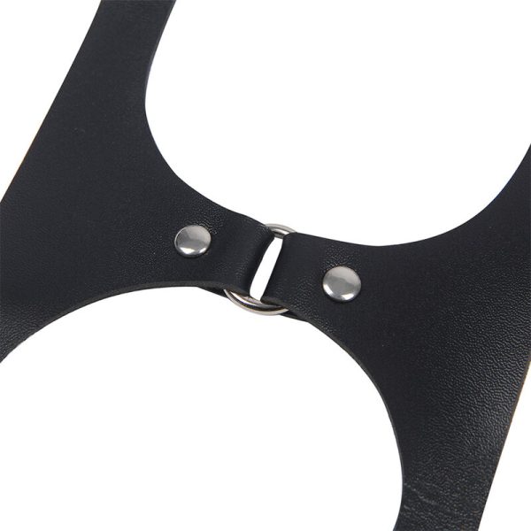 SUBBLIME - FULL BODY HARNESS WITH LEATHER BUCKLES BLACK ONE SIZE - Afbeelding 7