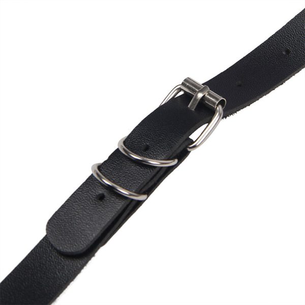 SUBBLIME - FULL BODY HARNESS WITH LEATHER BUCKLES BLACK ONE SIZE - Afbeelding 6