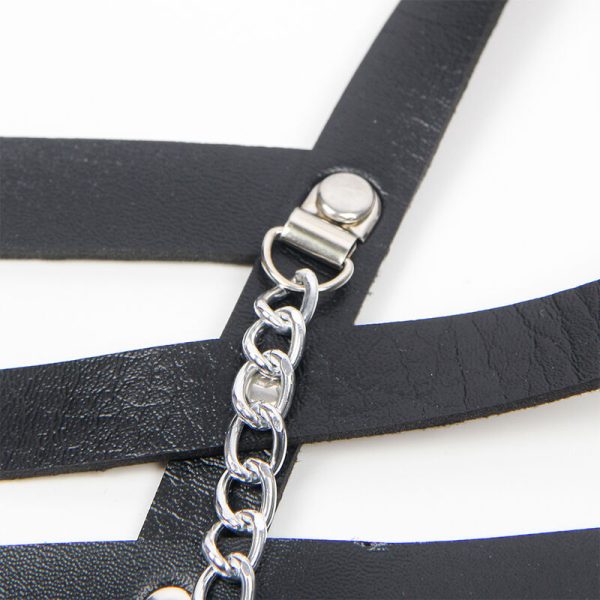 SUBBLIME - CORSET HARNESS WITH CHAINDETAIL ONE SIZE - Afbeelding 5