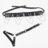 SUBBLIME - BELT AND GARTER HARNESS WITH RINGS AND CHAINDETAIL ONE SIZE - Afbeelding 4