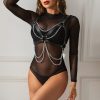 SUBBLIME - HARNESS BRA WITH CHAINDETAIL ONE SIZE - Afbeelding 7