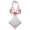 SUBBLIME - SEXY CROTCHLESS NURSE COSTUME L/XL - Afbeelding 4