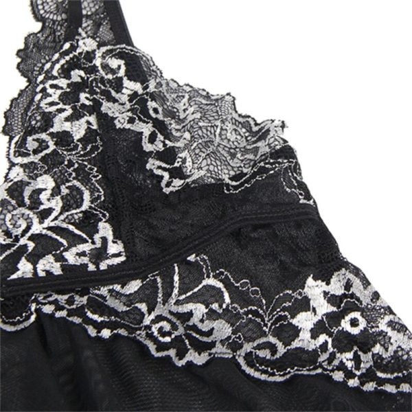 SUBBLIME - BABYDOLL FABRIC TULLE CHEST LACE L/XL - Afbeelding 10