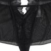 SUBBLIME - TEDDY HALTER NECK BARE BACK LACE BLACK S/M - Afbeelding 10