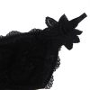 SUBBLIME - BABYDOLL TULLE FABRIC WITH LACE AND FLOWER DETAIL BLACK S/M - Afbeelding 7
