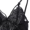 SUBBLIME - BABYDOLL WITH ADJUSTABLE LACE STRAPS BLACK L/XL - Afbeelding 7