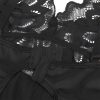 SUBBLIME - BABYDOLL WITH FLORAL PRINT CHEST BLACK L/XL - Afbeelding 8