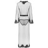 LIVCO CORSETTI FASHION - NOKINA LC XG055 DRESSIN G GOWN + PANTY BLACK ONE SIZE - Afbeelding 4