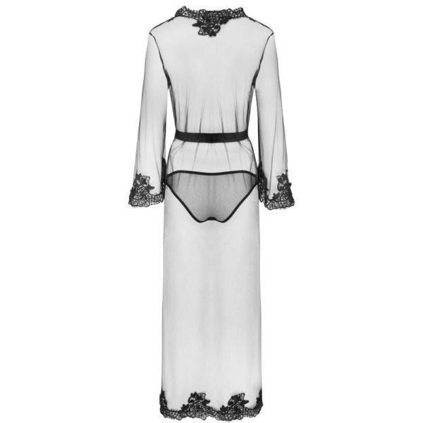 LIVCO CORSETTI FASHION - NOKINA LC XG055 DRESSIN G GOWN + PANTY BLACK ONE SIZE - Afbeelding 4