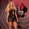 LIVCO CORSETTI FASHION - BARIRIN LC 90633 SHIRT + PANTY BLACK L/XL - Afbeelding 6