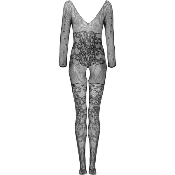 LIVCO CORSETTI FASHION - CELDON BODYSTOCKING CROTCHLESS BLACK ONE SIZE - Afbeelding 3