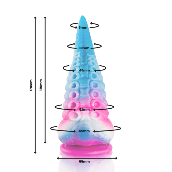 EPIC - PHORCYS BLUE TENTACLE DILDO SMALL SIZE - Afbeelding 3