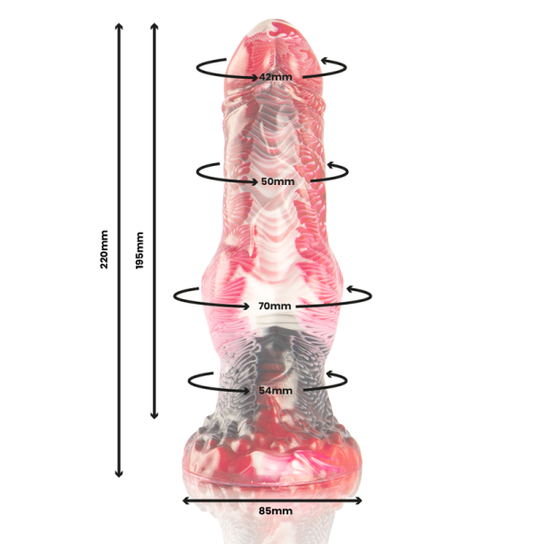 EPIC - HELIOS DILDO WITH TESTICLES HEAT AND ECSTASY - Afbeelding 3