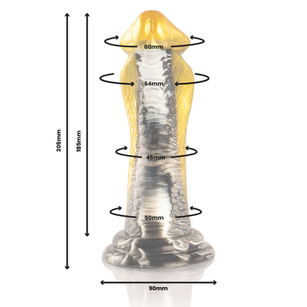 EPIC - DRAKON DILDO YELLOW COBRA - Afbeelding 3