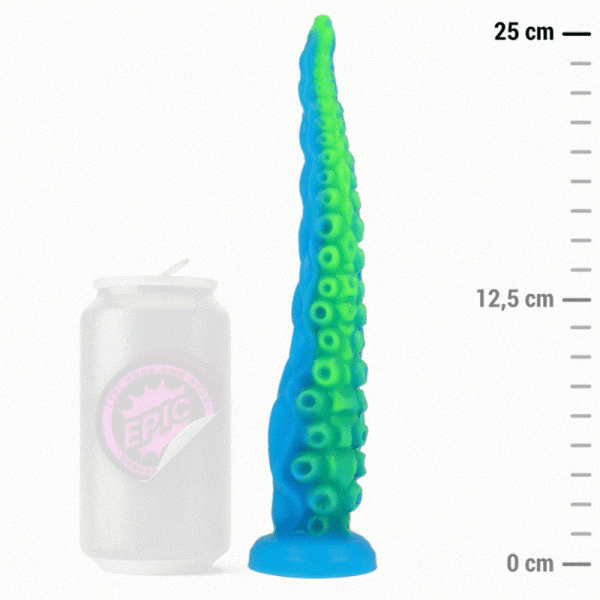 EPIC - SCYLLA FLUORESCENT THIN TENTACLE DILDO SMALL SIZE