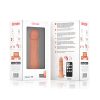 ONINDER - LARGE BOGOTÁ VIBRATOR DILDO 9 SPEEDS NATURAL 22 CM -O- 4.5 CM - FREE APP - Afbeelding 8