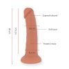 ONINDER - MEDIUM BOGOTÁ VIBRATOR DILDO 9 SPEEDS NATURAL 20 CM -O- 4.2 CM - FREE APP - Afbeelding 3
