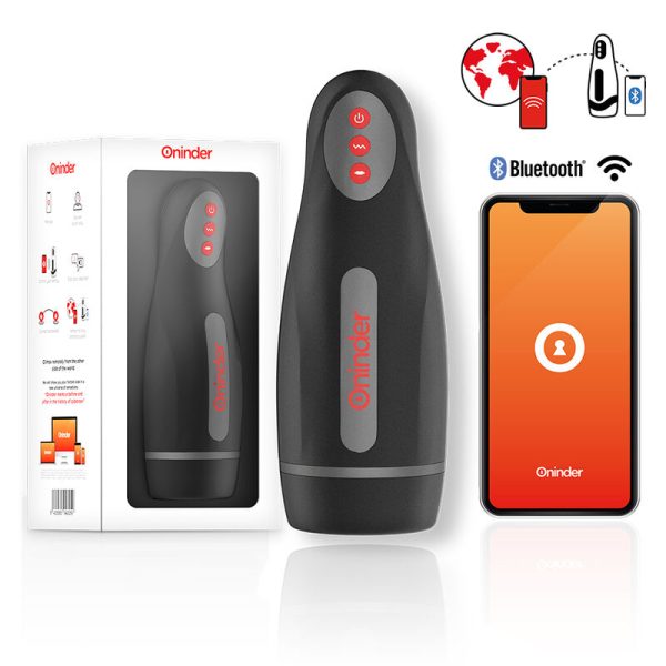 ONINDER - SEOUL RECHARGEABLE MALE MASTURBATOR 10 SPEED - FREE APP - Afbeelding 4