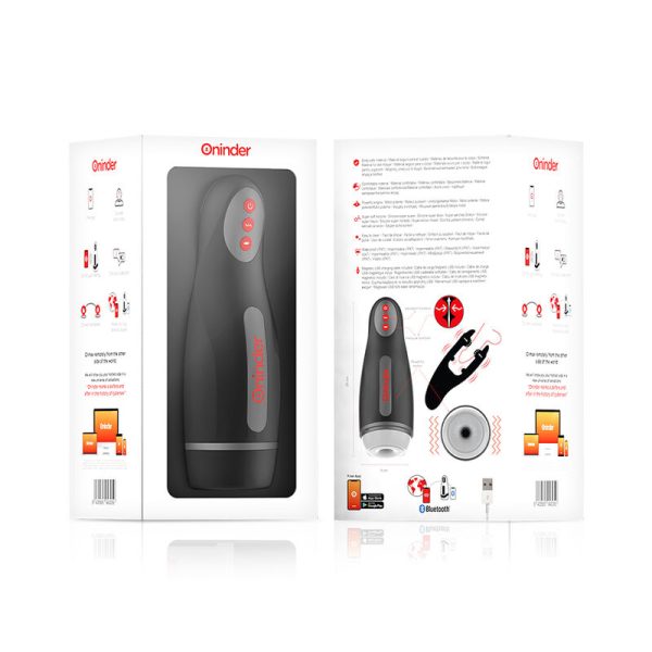 ONINDER - SEOUL RECHARGEABLE MALE MASTURBATOR 10 SPEED - FREE APP - Afbeelding 9