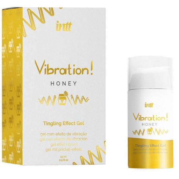 INTT - POWERFUL INTIMATE STIMULANT HONEY LIQUID VIBRATOR GEL 15 ML - Afbeelding 2