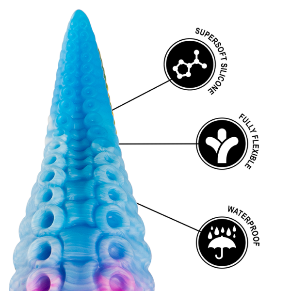 EPIC - PHORCYS BLUE TENTACLE DILDO SMALL SIZE - Afbeelding 7